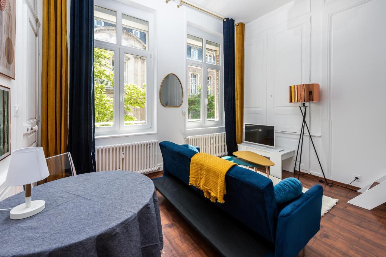 Appartement Centre Ville - Parking Prive Gratuit Amiens Exterior foto